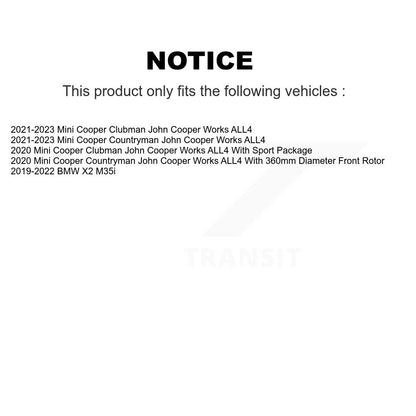 Disc Rotors and Semi-Metallic Brake Pads Kit-KGF-103362