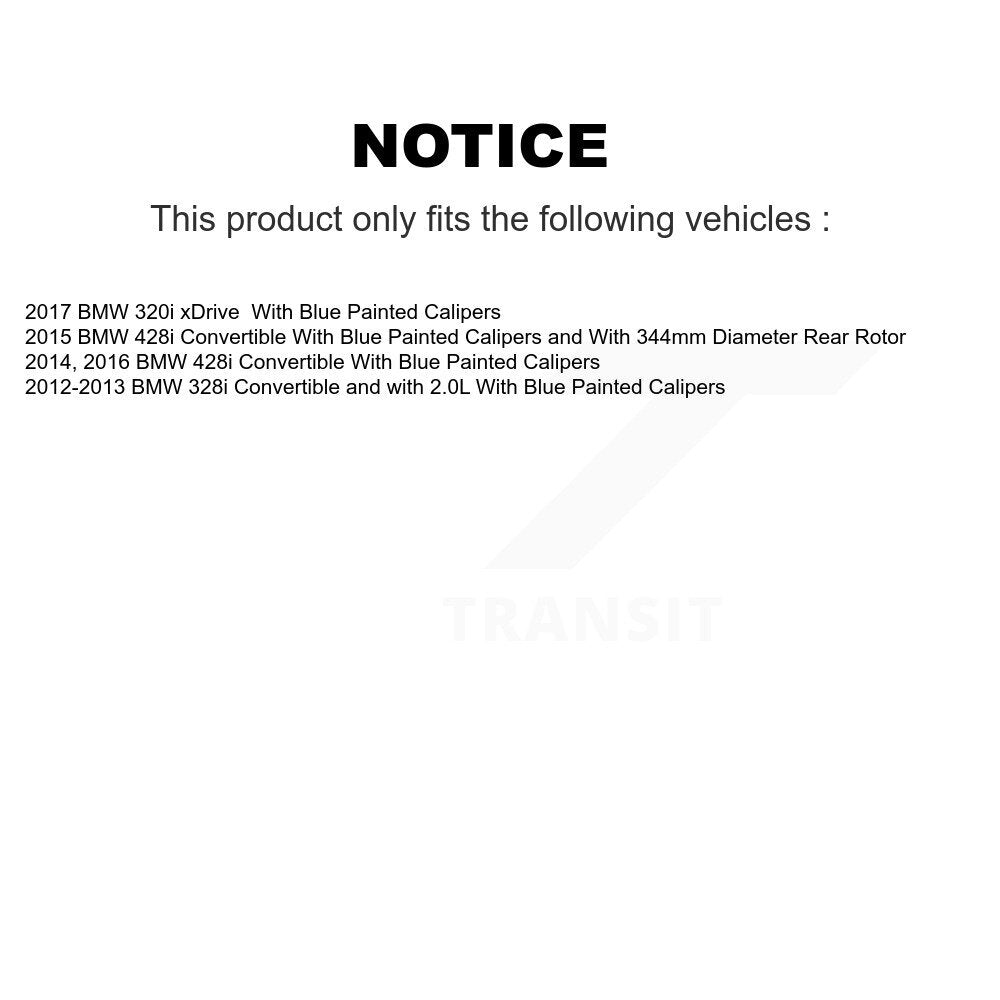 Coated Disc Rotors and Semi-Metallic Brake Pads Kit-KGF-103379 - Kit.bestparts.ca