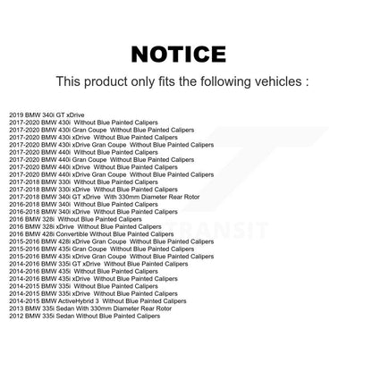 Coated Disc Rotors and Semi-Metallic Brake Pads Kit-KGF-103391 - Kit.bestparts.ca