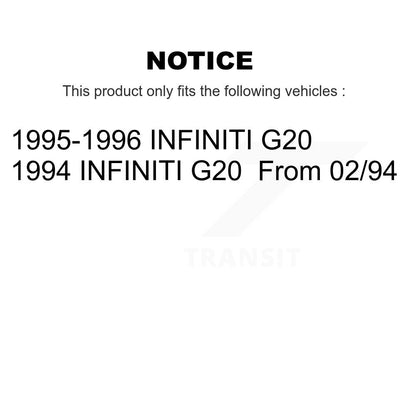 Coated Disc Rotors and Semi-Metallic Brake Pads Kit-KGS-100174 - Kit.bestparts.ca
