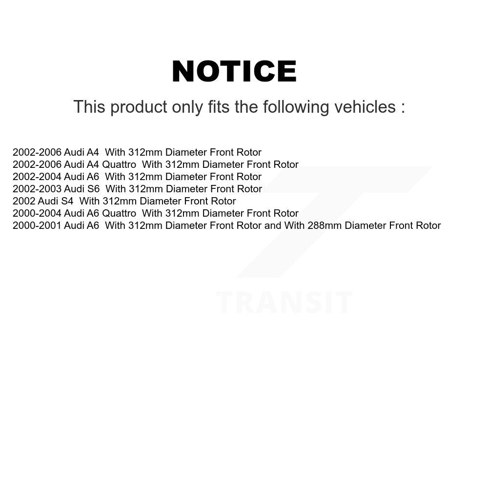 Coated Disc Rotors and Semi-Metallic Brake Pads Kit-KGS-100239 - Kit.bestparts.ca