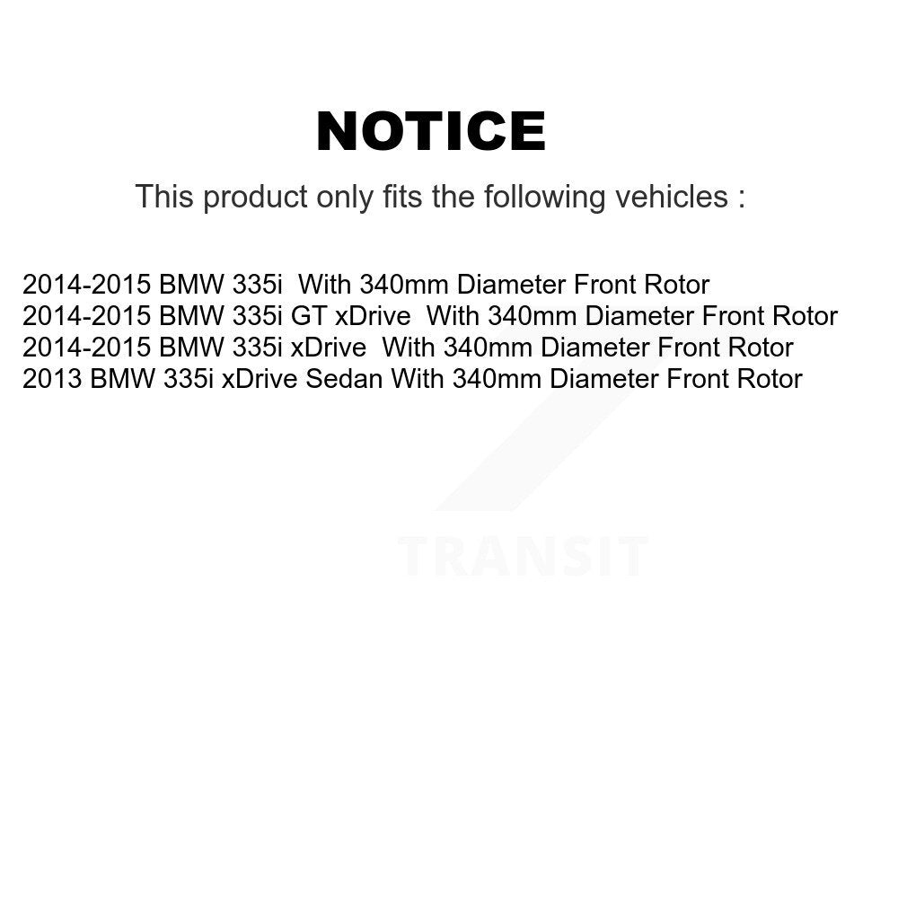 Coated Disc Rotors and Semi-Metallic Brake Pads Kit-KGS-100512 - Kit.bestparts.ca