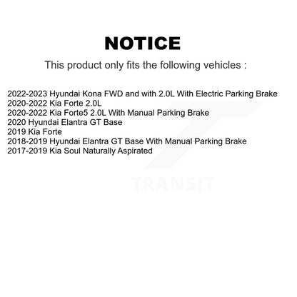 Disc Rotors and Semi-Metallic Brake Pads Kit-KGS-101968 - Kit.bestparts.ca