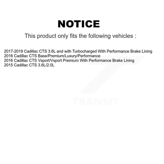 Coated Disc Rotors and Semi-Metallic Brake Pads Kit-KGS-102003 - Kit.bestparts.ca