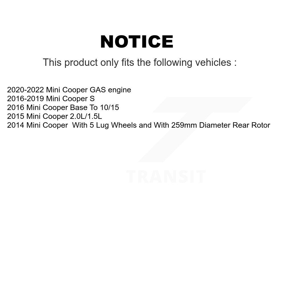 Coated Disc Rotors and Semi-Metallic Brake Pads Kit-KGS-102022 - Kit.bestparts.ca