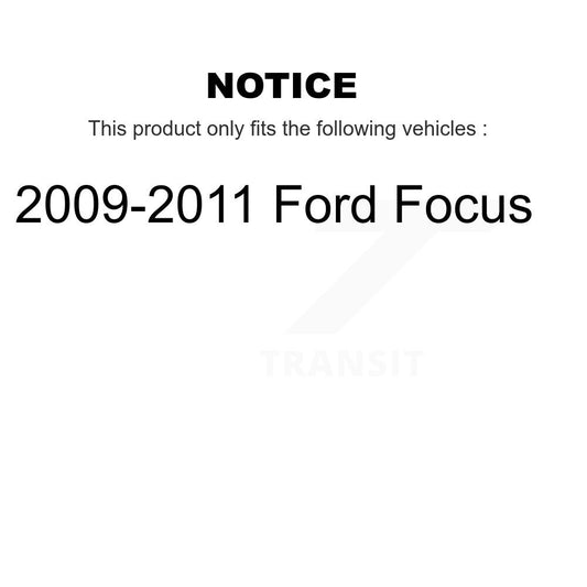 Coated Disc Rotors and Semi-Metallic Brake Pads Kit-KGS-102155 - Kit.bestparts.ca