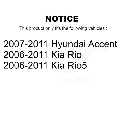 Coated Disc Rotors and Semi-Metallic Brake Pads Kit-KGS-102185 - Kit.bestparts.ca