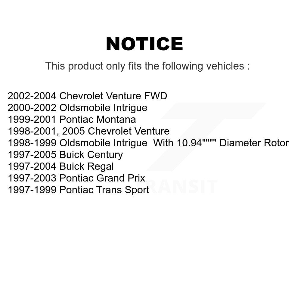 Disc Rotors and Semi-Metallic Brake Pads Kit-KGS-102373 - Kit.bestparts.ca Kit.bestparts.ca