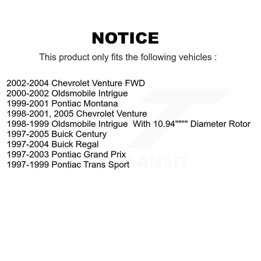 Disc Rotors and Semi-Metallic Brake Pads Kit-KGS-102373 - Kit.bestparts.ca