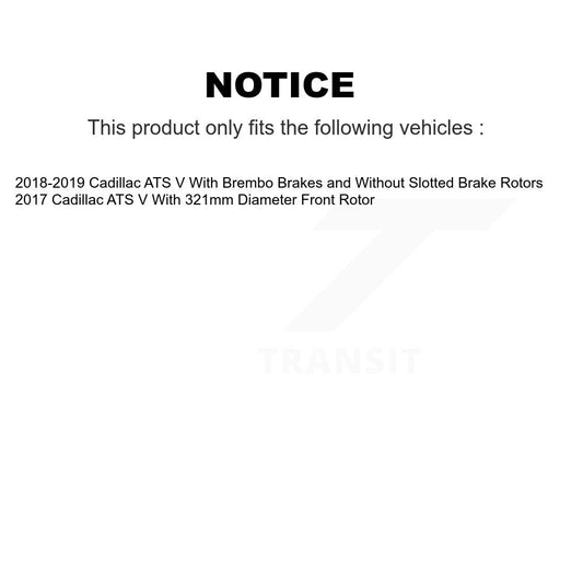 Coated Disc Rotors and Semi-Metallic Brake Pads Kit-KGS-102636 - Kit.bestparts.ca