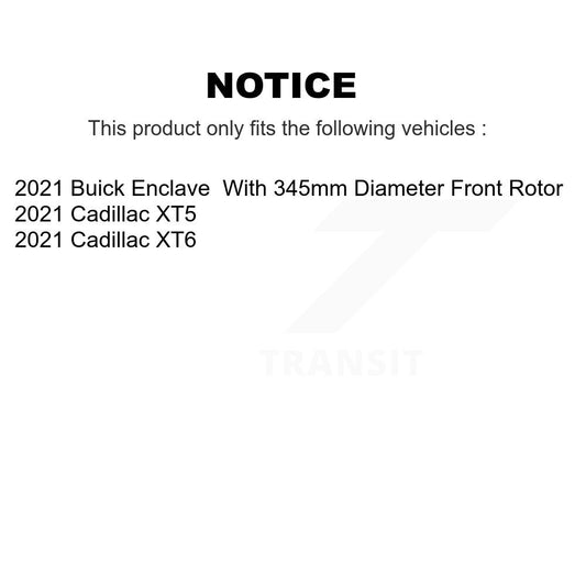 Coated Disc Rotors and Semi-Metallic Brake Pads Kit-KGS-102639 - Kit.bestparts.ca