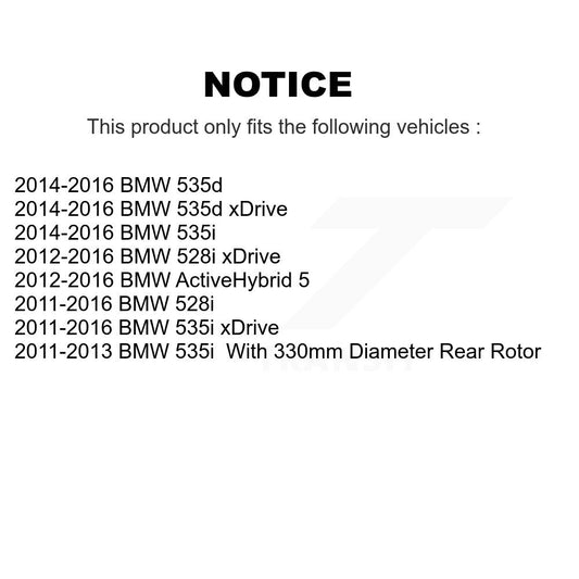 coated disc rotors and semi metallic brake pads-kgs-102693 - Kit.bestparts.ca