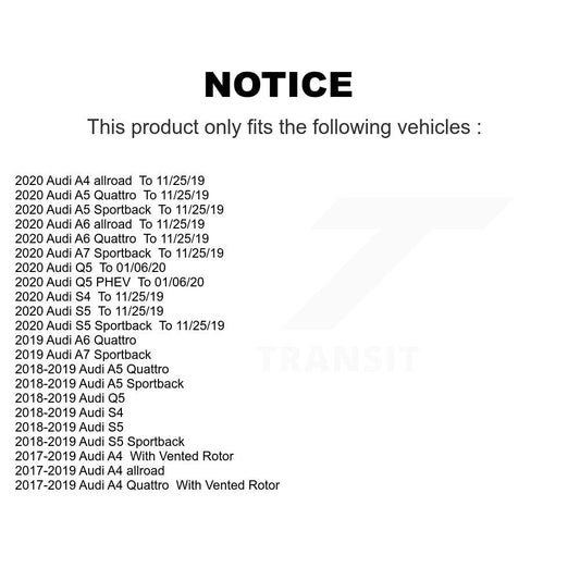 Coated Disc Rotors and Semi-Metallic Brake Pads Kit-KGS-102699 - Kit.bestparts.ca