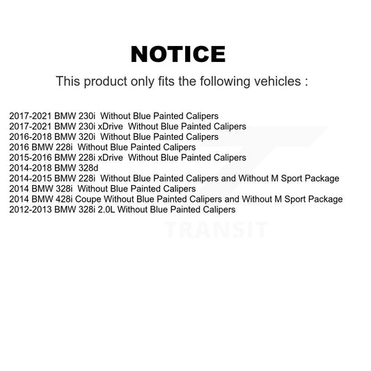 Coated Disc Rotors and Semi-Metallic Brake Pads Kit-KGS-102726 - Kit.bestparts.ca