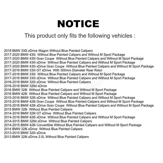 Coated Disc Rotors and Semi-Metallic Brake Pads Kit-KGS-102727 - Kit.bestparts.ca
