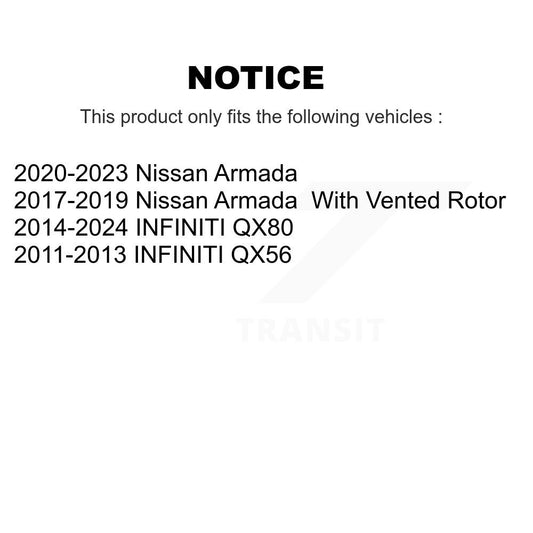 coated disc rotors and semi metallic brake pads-kgs-102730 - Kit.bestparts.ca