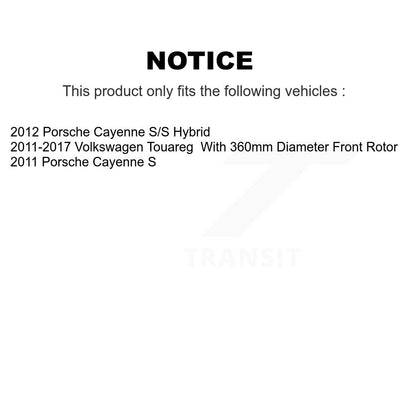 Coated Disc Rotors and Semi-Metallic Brake Pads Kit-KGS-102761 - Kit.bestparts.ca