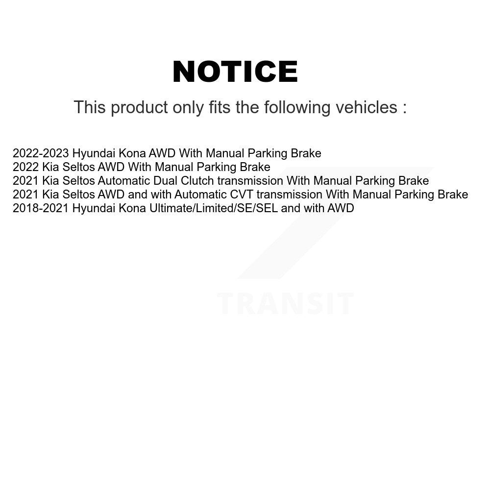 Coated Disc Rotors and Semi-Metallic Brake Pads Kit-KGS-102918 - Kit.bestparts.ca