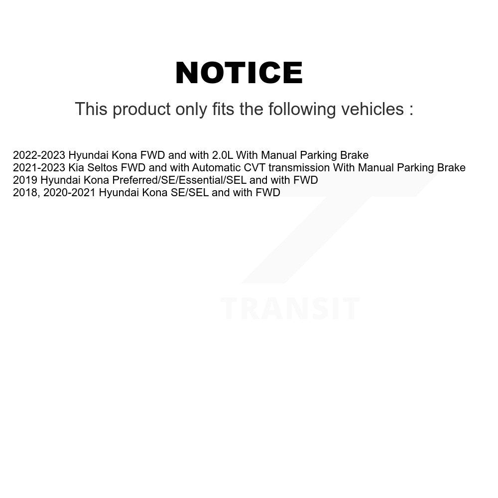 Coated Disc Rotors and Semi-Metallic Brake Pads Kit-KGS-102936 - Kit.bestparts.ca Kit.bestparts.ca