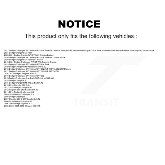 Coated Slotted Disc Rotors and Semi-Metallic Brake Pads Kit-KGS-103006 - Kit.bestparts.ca