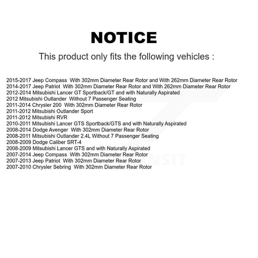 Coated Disc Rotors and Semi-Metallic Brake Pads Kit-KGS-103015 - Kit.bestparts.ca