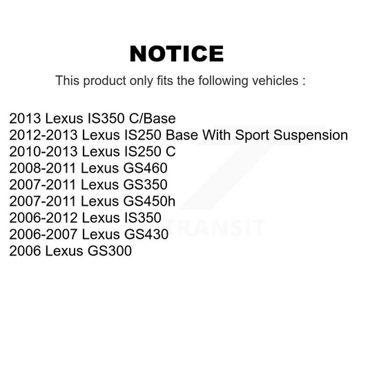 Coated Disc Rotors and Semi-Metallic Brake Pads Kit-KGS-103041 - Kit.bestparts.ca
