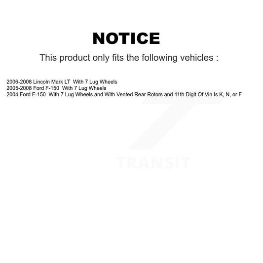 Coated Disc Rotors and Semi-Metallic Brake Pads Kit-KGS-103077 - Kit.bestparts.ca