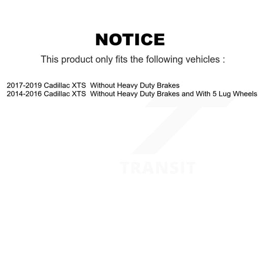 Coated Disc Rotors and Semi-Metallic Brake Pads Kit-KGS-103084 - Kit.bestparts.ca