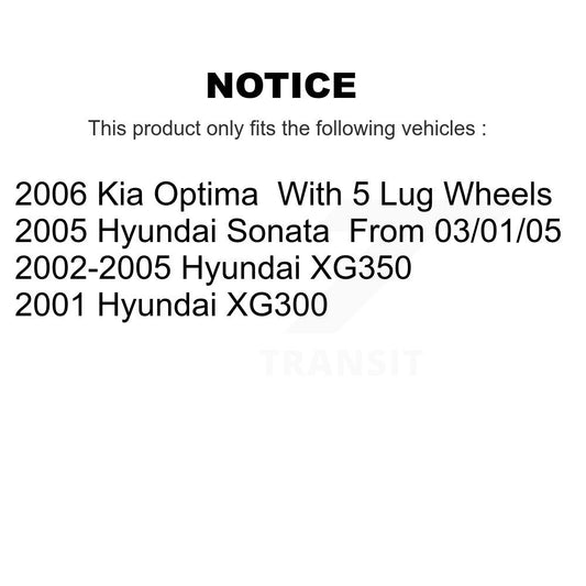 Coated Disc Rotors and Semi-Metallic Brake Pads Kit-KGS-103133 - Kit.bestparts.ca