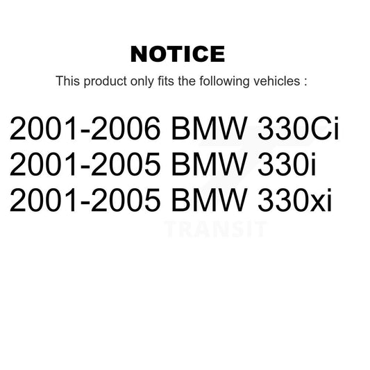 Coated Disc Rotors and Semi-Metallic Brake Pads Kit-KGS-103142 - Kit.bestparts.ca
