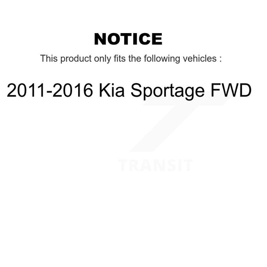 Coated Disc Rotors and Semi-Metallic Brake Pads Kit-KGS-103168 - Kit.bestparts.ca