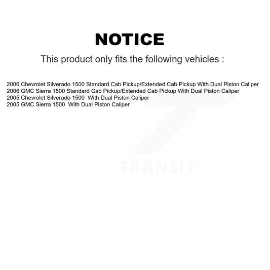 coated disc rotors and semi metallic brake pads-kgs-103289 - Kit.bestparts.ca