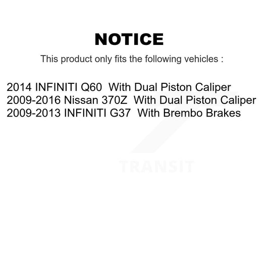 Coated Disc Rotors and Semi-Metallic Brake Pads Kit-KGS-103310 - Kit.bestparts.ca