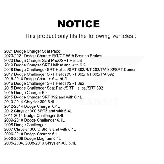 Coated Disc Rotors and Semi-Metallic Brake Pads Kit-KGS-103336 - Kit.bestparts.ca