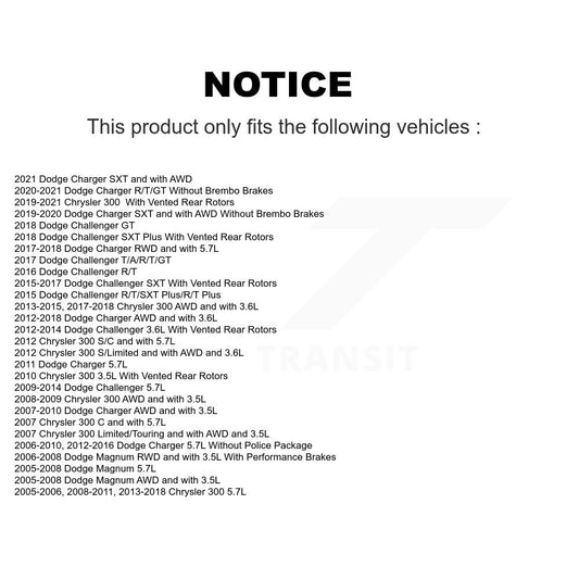 Coated Disc Rotors and Semi-Metallic Brake Pads Kit-KGS-103337 - Kit.bestparts.ca