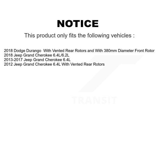 Coated Disc Rotors and Semi-Metallic Brake Pads Kit-KGS-103341 - Kit.bestparts.ca