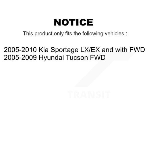 Coated Disc Rotors and Semi-Metallic Brake Pads Kit-KGS-103362 - Kit.bestparts.ca