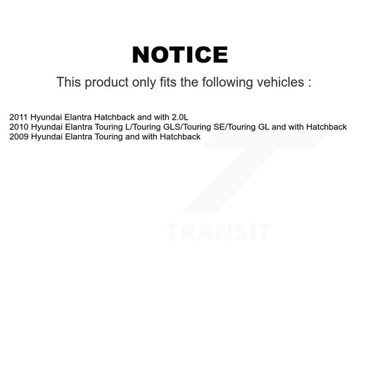 Coated Disc Rotors and Semi-Metallic Brake Pads Kit-KGS-103370 - Kit.bestparts.ca