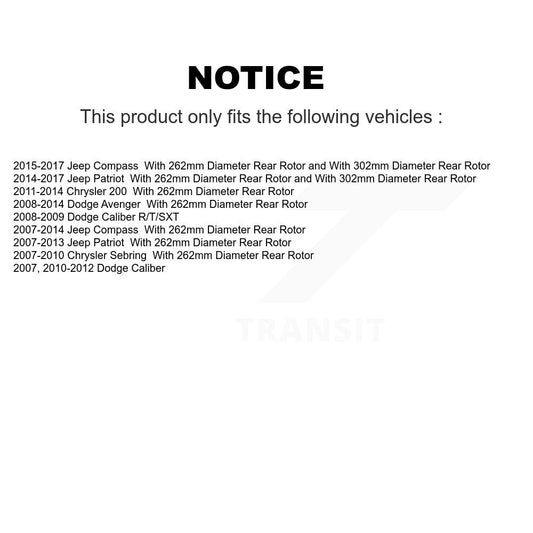 Coated Disc Rotors and Semi-Metallic Brake Pads Kit-KGS-103388 - Kit.bestparts.ca
