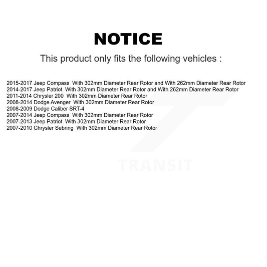 Coated Disc Rotors and Semi-Metallic Brake Pads Kit-KGS-103389 - Kit.bestparts.ca