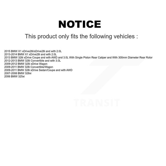 Coated Disc Rotors and Semi-Metallic Brake Pads Kit-KGS-103439 - Kit.bestparts.ca