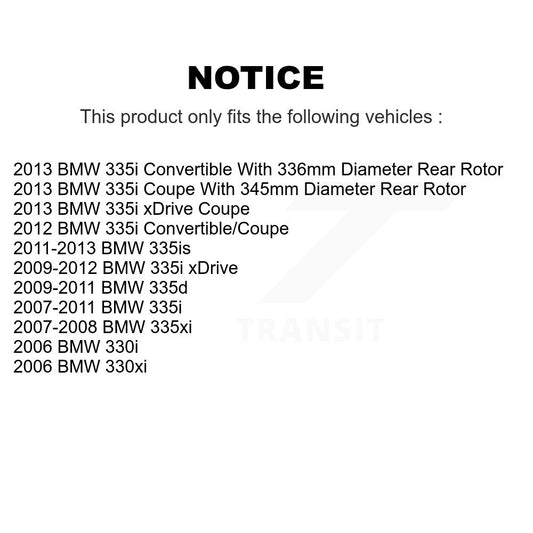 Coated Disc Rotors and Semi-Metallic Brake Pads Kit-KGS-103456 - Kit.bestparts.ca