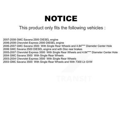 Coated Disc Rotors and Semi-Metallic Brake Pads Kit-KGS-103533 - Kit.bestparts.ca