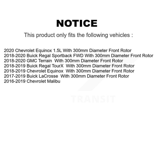 Coated Disc Rotors and Ceramic Brake Pads Kit-KGT-100066 - Kit.bestparts.ca