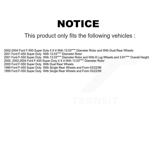 Coated Disc Rotors and Ceramic Brake Pads Kit-KGT-100084 - Kit.bestparts.ca