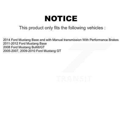 Coated Disc Rotors and Ceramic Brake Pads Kit-KGT-100105 - Kit.bestparts.ca