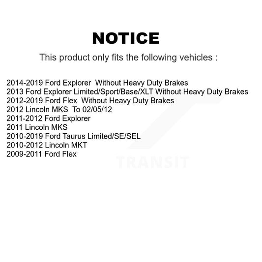 Coated Disc Rotors and Ceramic Brake Pads Kit-KGT-100119 - Kit.bestparts.ca