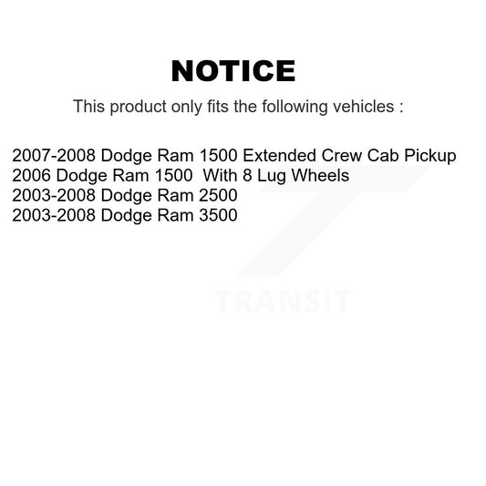 Coated Disc Rotors and Ceramic Brake Pads Kit-KGT-100156 - Kit.bestparts.ca