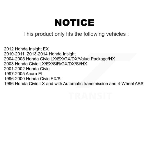 Coated Disc Rotors and Ceramic Brake Pads Kit-KGT-100188 - Kit.bestparts.ca