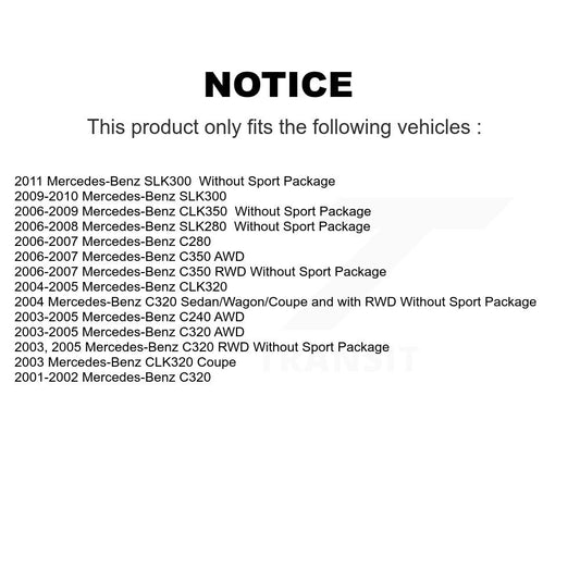 Coated Disc Rotors and Ceramic Brake Pads Kit-KGT-100223 - Kit.bestparts.ca
